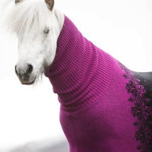 KIDKA TURTLENECK BLANKET PINK - Bilde 2