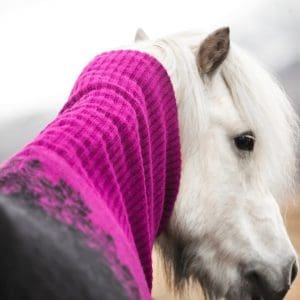 KIDKA TURTLENECK BLANKET PINK - Bilde 3