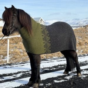 KIDKA TURTLENECK BLANKET GREEN