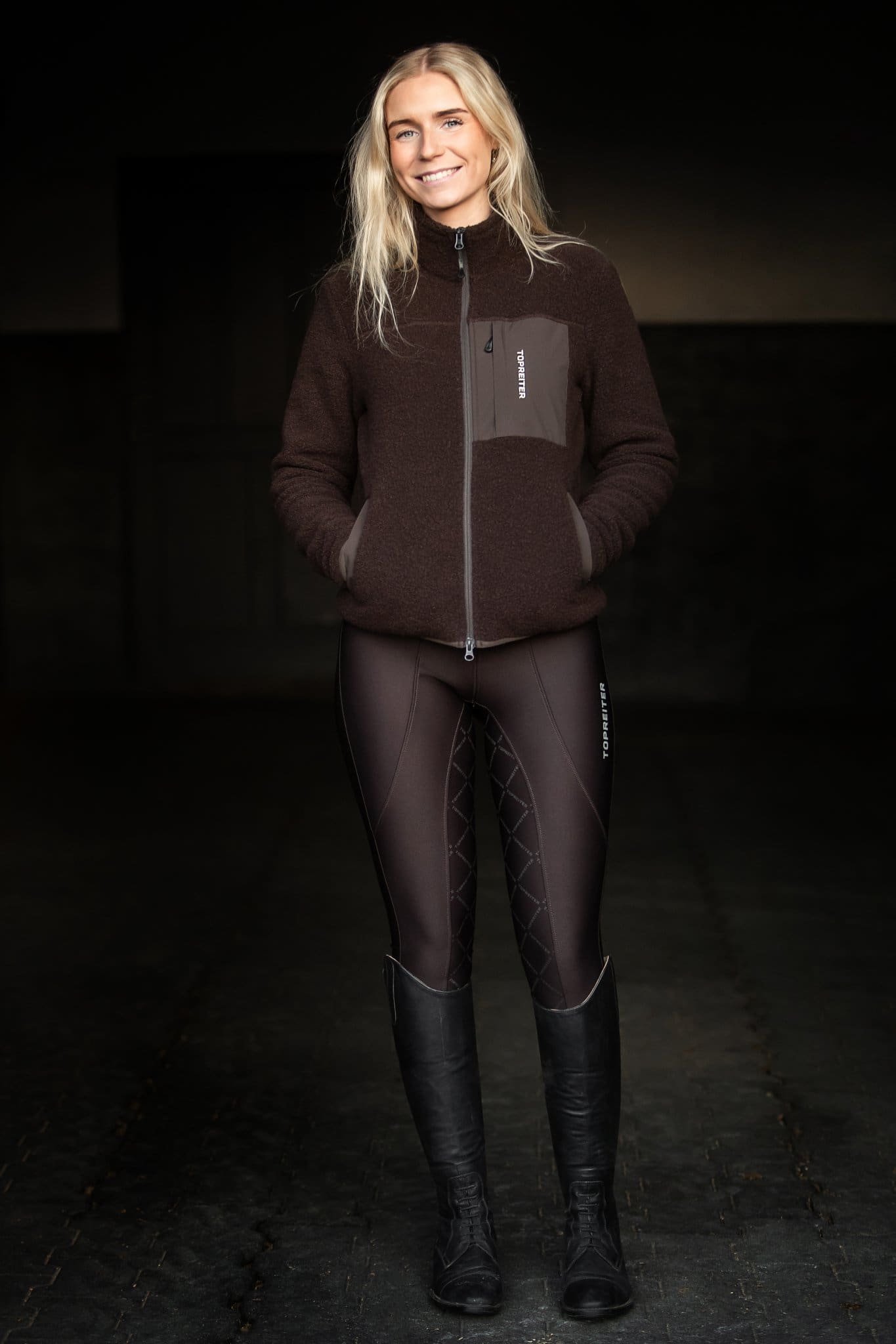 TOP REITER KARA LEGGINGS BRUN