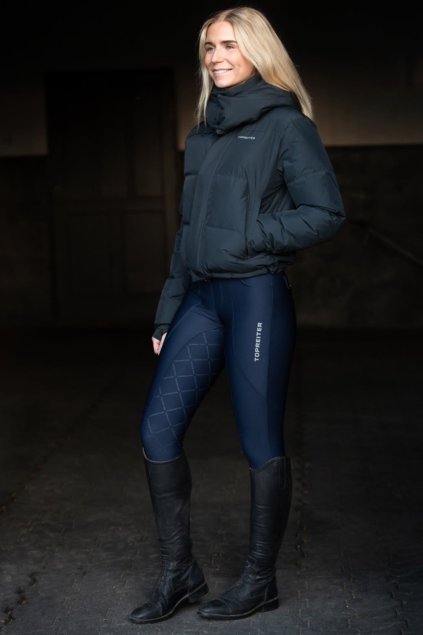 TOP REITER KARA LEGGINGS BLÅ