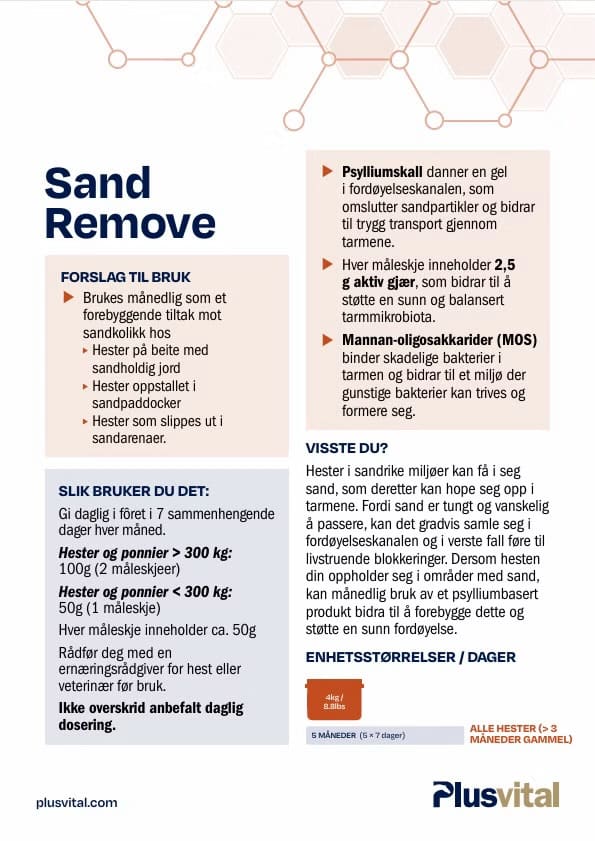 PLUSVITAL SAND REMOVE - Bilde 3