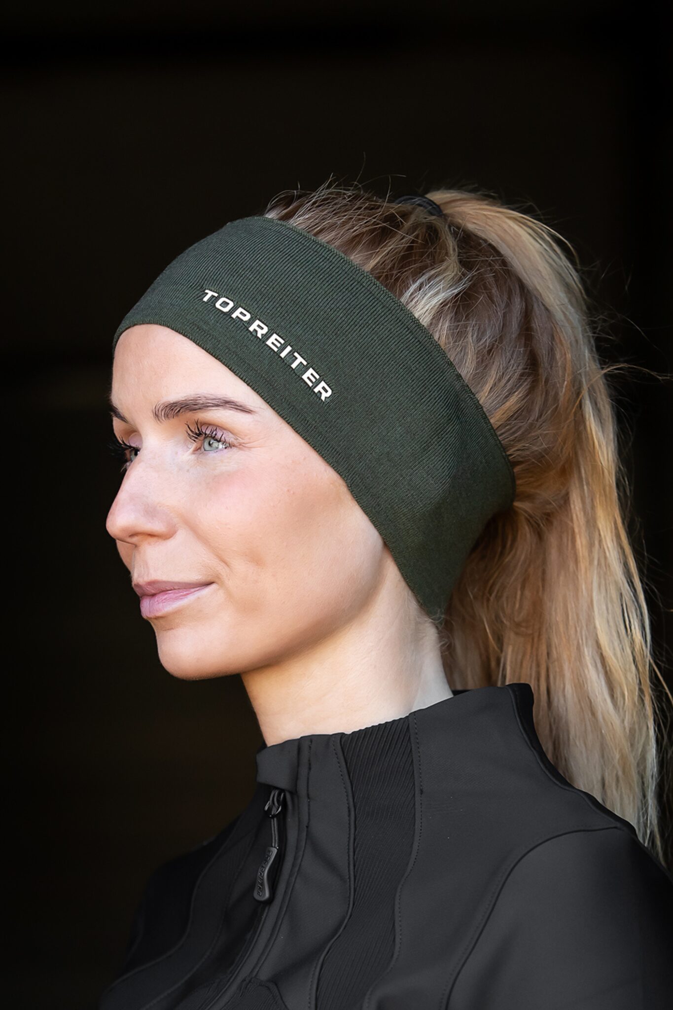 TOP REITER MERINO PANNEBÅND GRØNN