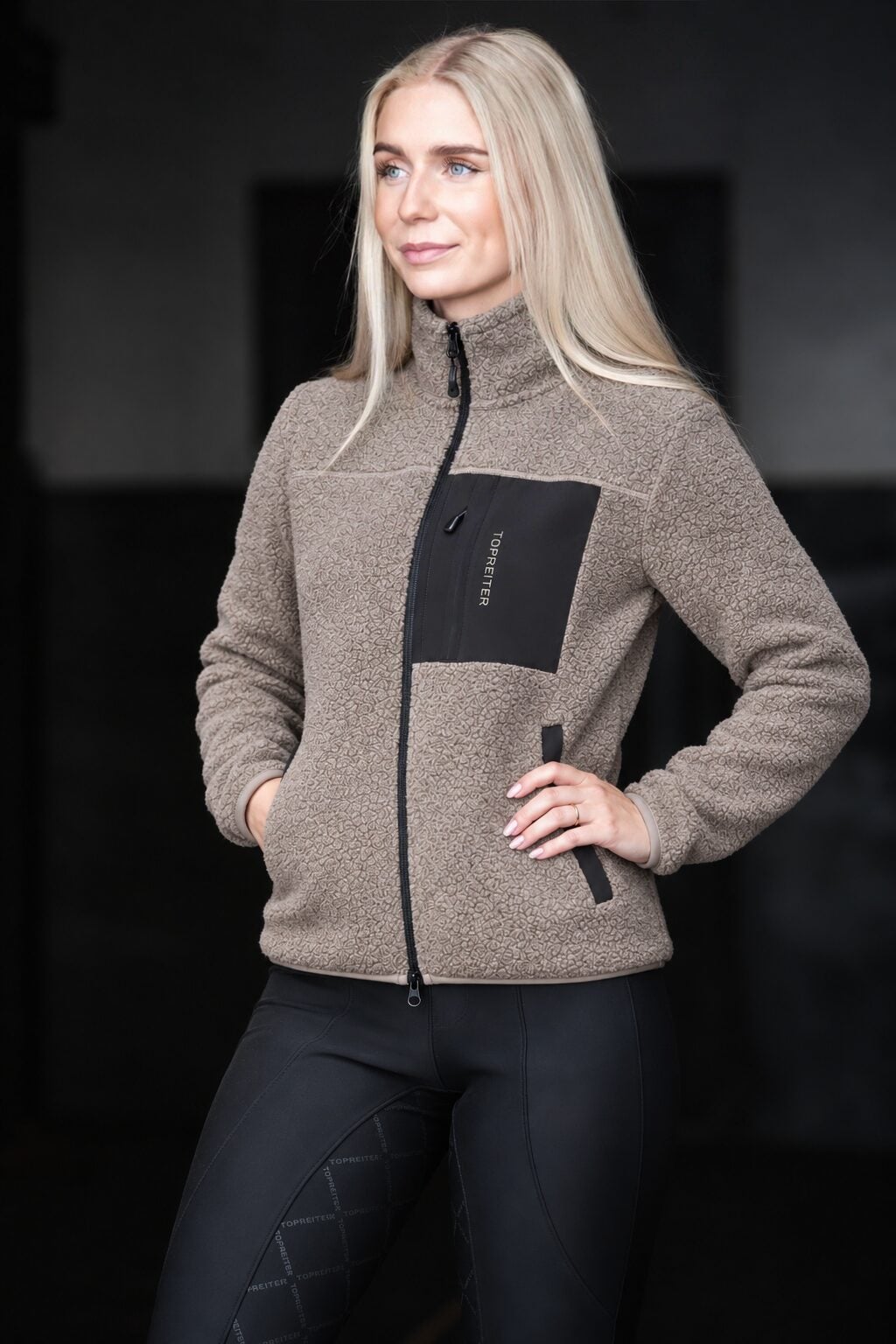 TOP REITER GLAMPI UNISEX JAKKE LYS BRUN
